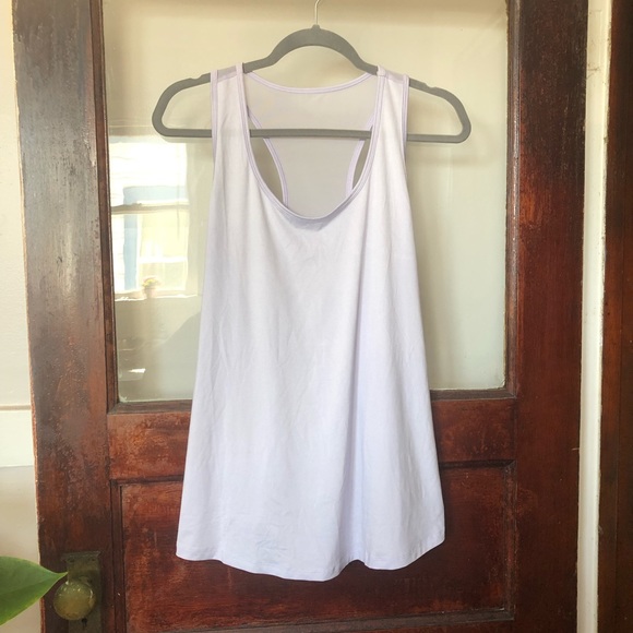 Jessica Simpson Athleisure Workout Racerback Lavender Tank Top XL - Picture 4 of 9